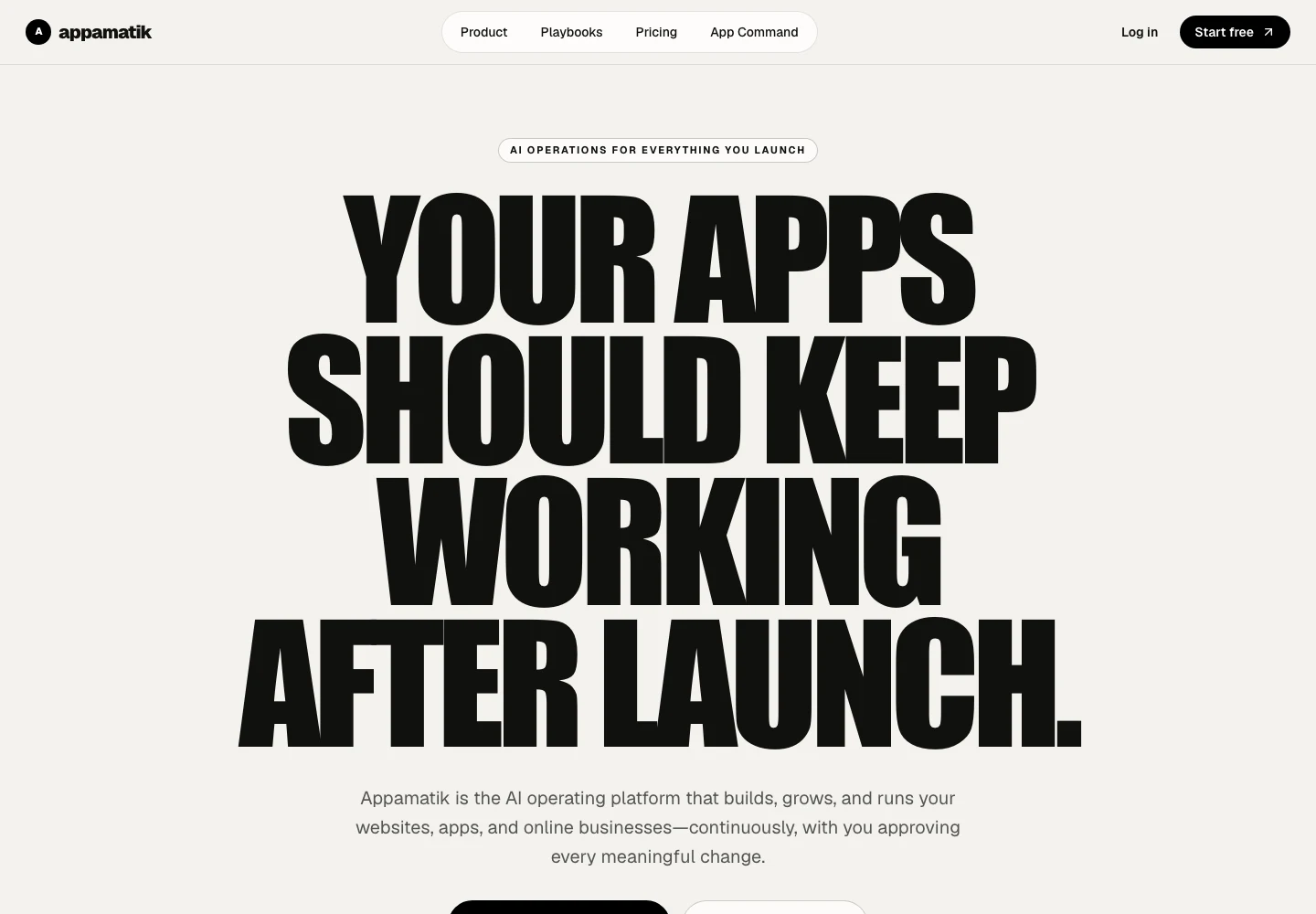 Appamatik website screenshot
