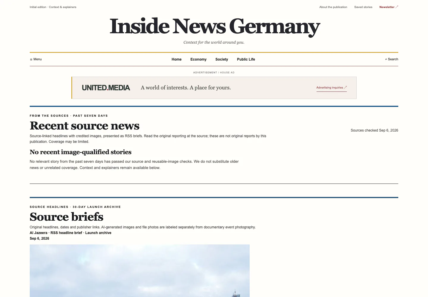 Inside News Germany website screenshot